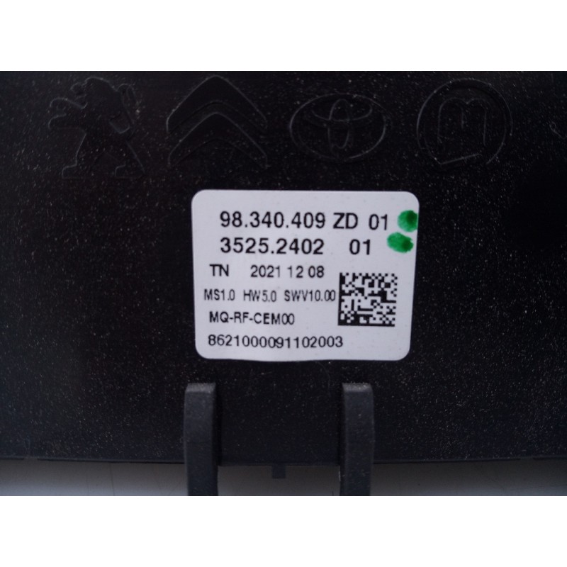 Recambio de mando climatizador para opel combo life edition referencia OEM IAM 98340409ZD 3525240201 E3-A5-29-1