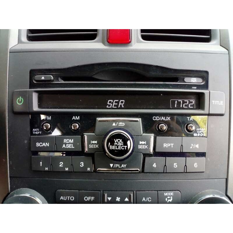 Recambio de sistema audio / radio cd para honda cr-v elegance 4x4 referencia OEM IAM CQMH7970G 17141574 E3-B5-18-2