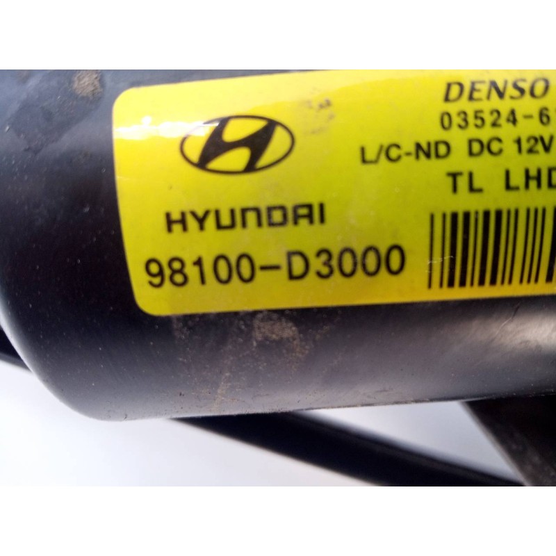 Recambio de motor limpia delantero para hyundai tucson style blue 2wd referencia OEM IAM 98100D3000  E2-B5-5-1
