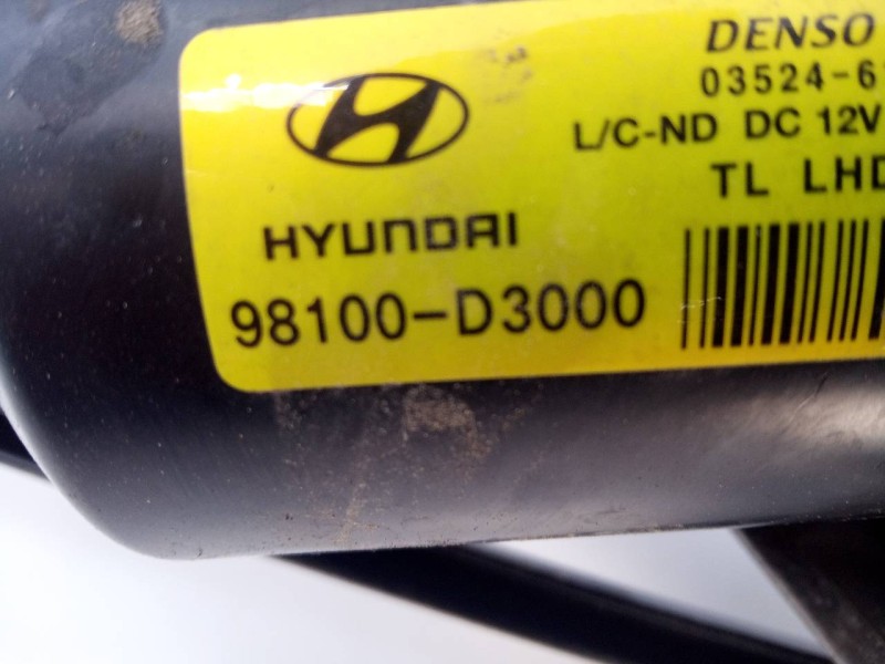Recambio de motor limpia delantero para hyundai tucson style blue 2wd referencia OEM IAM 98100D3000  E2-B5-5-1