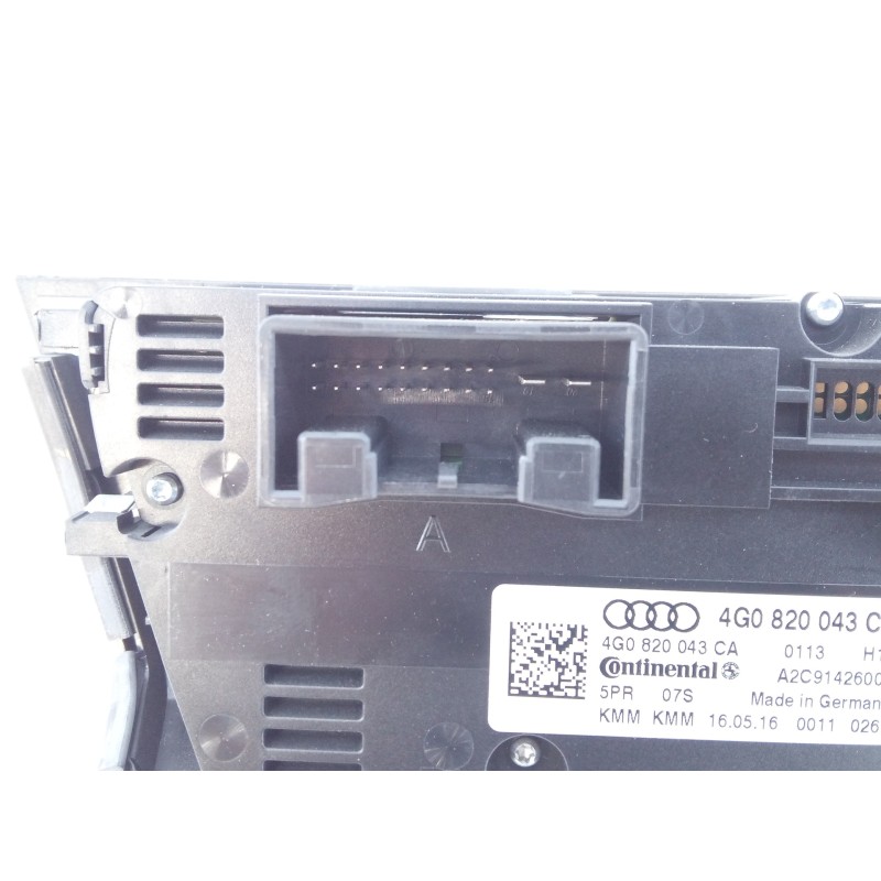 Recambio de mando climatizador para audi a6 berlina (4gc) 2.0 tdi ultra referencia OEM IAM 4G0820043CA  E2-A1-24-7