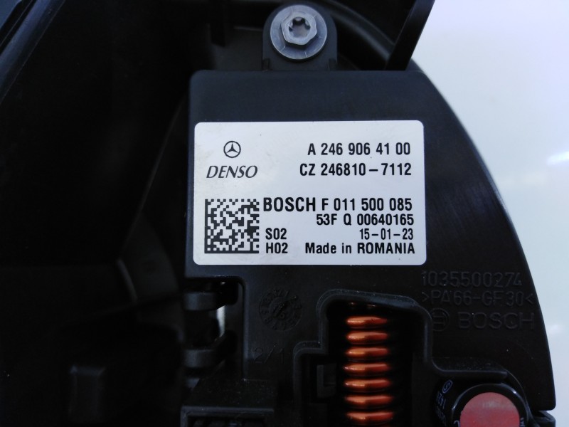 Recambio de ventilador calefaccion para mercedes-benz clase a (w176) a 180 cdi blueefficiency (176.012) referencia OEM IAM A2469