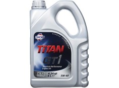 Recambio de aceite para universal adit. y aceite fuchs titan 5w40 gt1 xtl 5l referencia OEM IAM FUCHS2 NUEVO ESTANTERIA2.