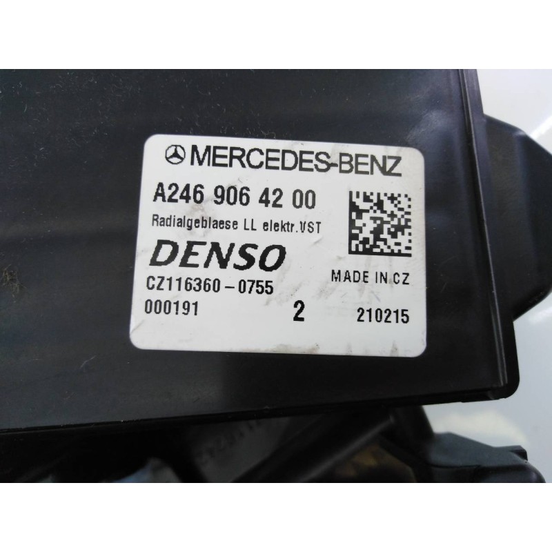 Recambio de ventilador calefaccion para mercedes-benz clase a (w176) a 180 cdi blueefficiency (176.012) referencia OEM IAM A2469