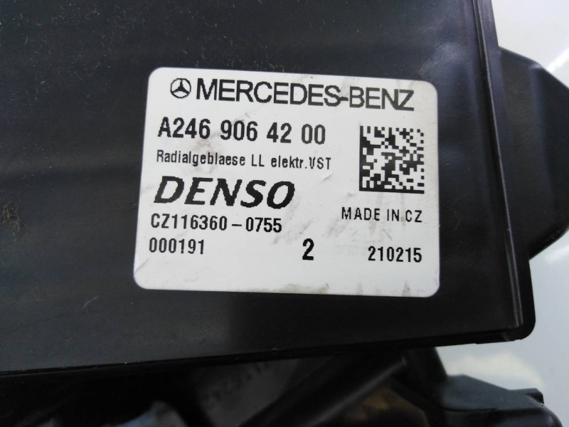 Recambio de ventilador calefaccion para mercedes-benz clase a (w176) a 180 cdi blueefficiency (176.012) referencia OEM IAM A2469