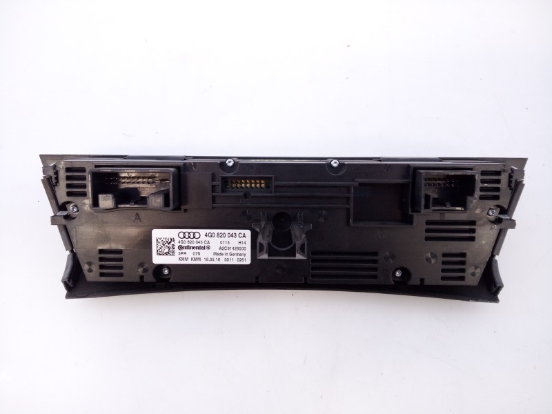 Recambio de mando climatizador para audi a6 berlina (4gc) 2.0 tdi ultra referencia OEM IAM 4G0820043CA  E2-A1-24-7