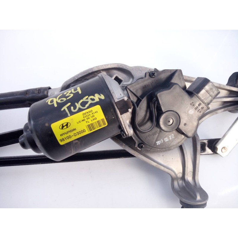 Recambio de motor limpia delantero para hyundai tucson style blue 2wd referencia OEM IAM 98100D3000  E2-B5-5-1