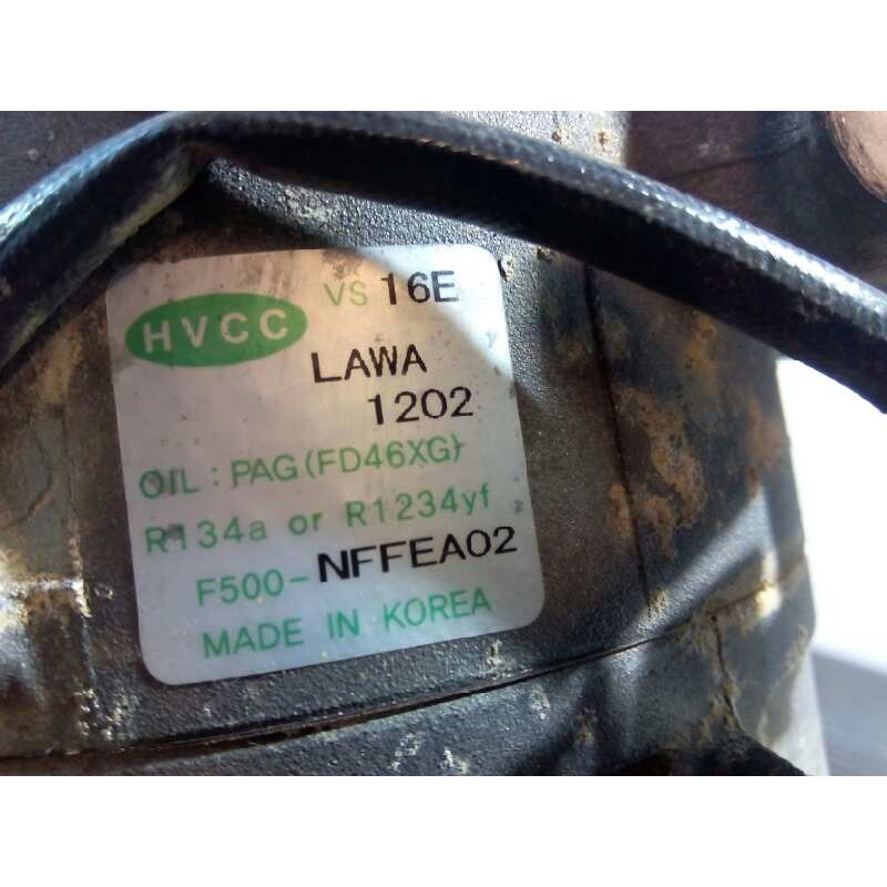Recambio de compresor aire acondicionado para kia sportage referencia OEM IAM F500NFFEA02 NFFEA02 P3-A1-17-1
