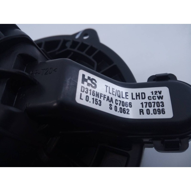 Recambio de ventilador calefaccion para hyundai tucson style blue 2wd referencia OEM IAM D316NFFAA  E3-A3-50-1