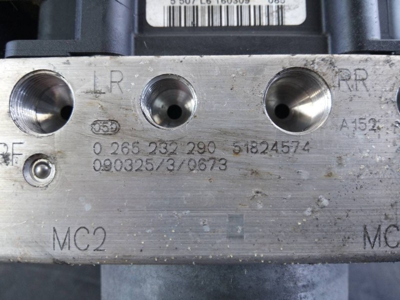 Recambio de abs para fiat nuova 500 (150) pop referencia OEM IAM 51824574 0265232290 P3-B8-24-4