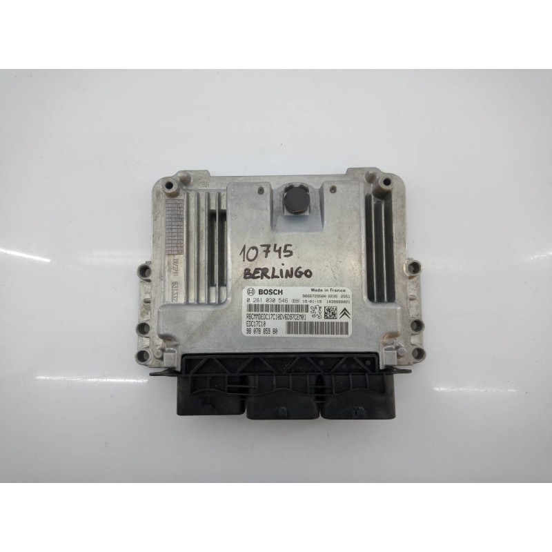 Recambio de centralita motor uce para citroën berlingo station wagon feel referencia OEM IAM 9807885980 0281030546 E3-A1-9-1