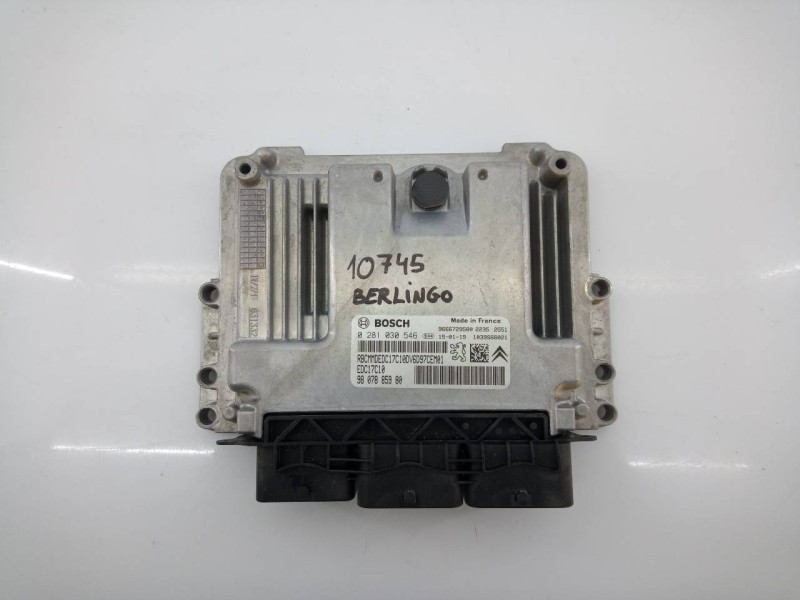 Recambio de centralita motor uce para citroën berlingo station wagon feel referencia OEM IAM 9807885980 0281030546 E3-A1-9-1