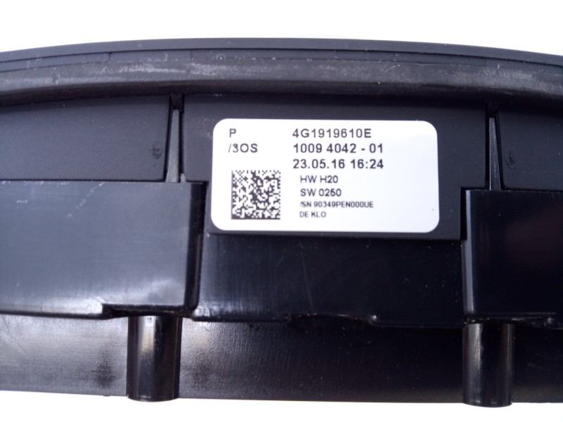 Recambio de sistema navegacion gps para audi a6 berlina (4gc) 2.0 tdi ultra referencia OEM IAM 4G1919610E 4G1919601T E2-A1-19-1