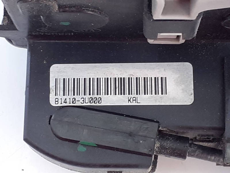 Recambio de cerradura puerta trasera izquierda para kia sportage drive 4x2 referencia OEM IAM 814103U000  E2-B5-45-2