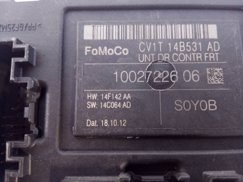Recambio de centralita cierre para ford fiesta (ccn) titanium referencia OEM IAM CV1T14B531AD  E3-B3-24-2