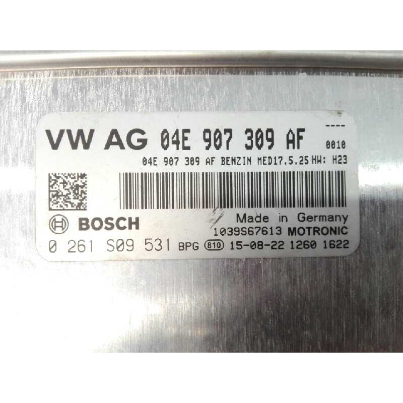 Recambio de centralita motor uce para seat ibiza (6j5) reference referencia OEM IAM 04E907309AF 0261S09531 E2-A1-7-1