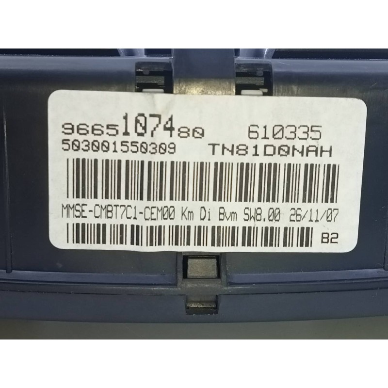 Recambio de cuadro instrumentos para peugeot 308 confort referencia OEM IAM 9665107480  E2-A1-24-1