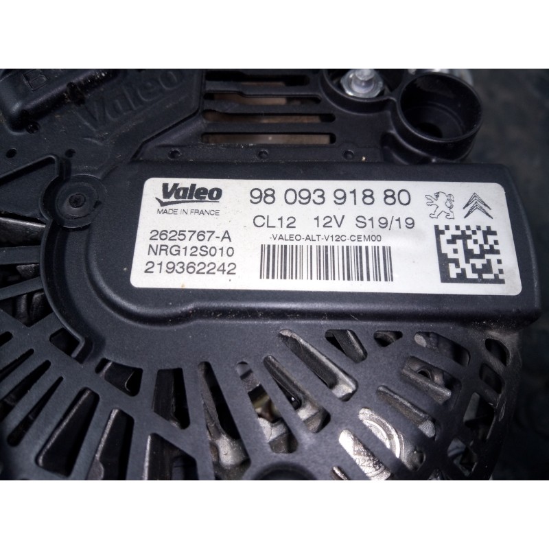 Recambio de alternador para peugeot 2008 (p1) allure referencia OEM IAM 9809391880  P3-A5-12-3