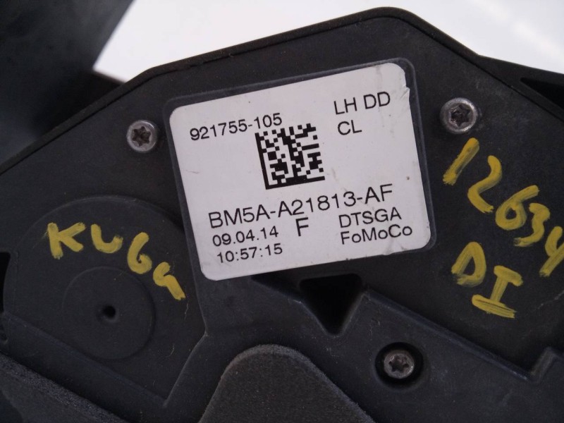 Recambio de cerradura puerta delantera izquierda para ford kuga (cbs) trend referencia OEM IAM 921755105 BM5AA21813AF E2-B3-30-1