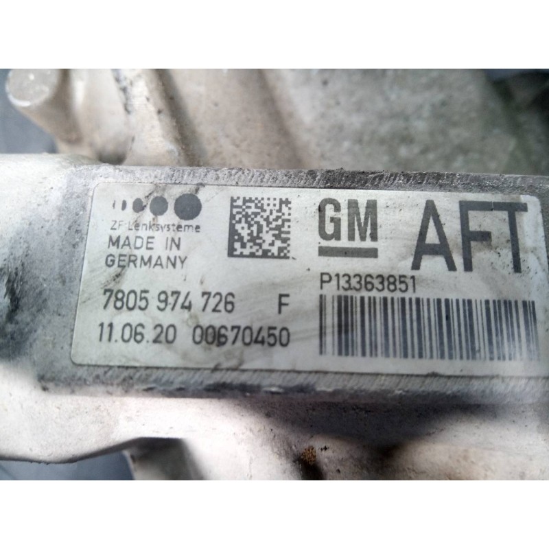 Recambio de cremallera direccion para opel astra j lim. enjoy referencia OEM IAM 7805974726  P1-B8-19