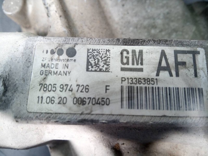 Recambio de cremallera direccion para opel astra j lim. enjoy referencia OEM IAM 7805974726  P1-B8-19