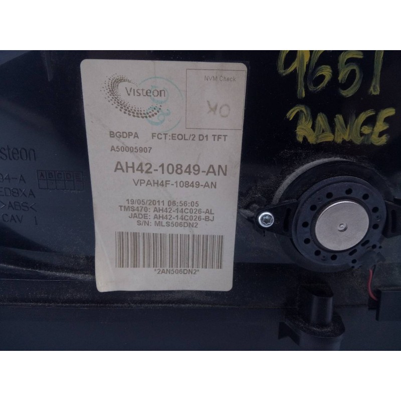 Recambio de cuadro instrumentos para land rover range rover (lm) v8 td autobiography referencia OEM IAM AH4210849AN  E3-B3-8-4