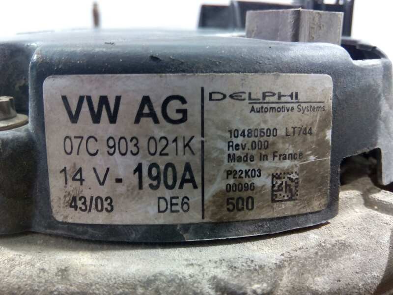 Recambio de alternador para volkswagen touareg (7la) v8 referencia OEM IAM 07C903021K 10480500LT744 