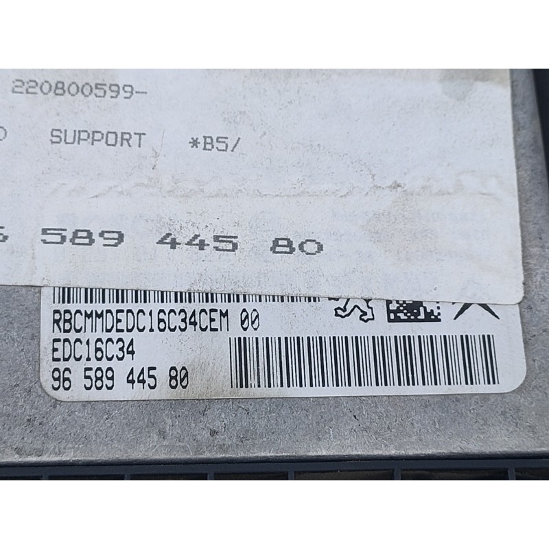 Recambio de centralita motor uce para citroën c4 berlina collection referencia OEM IAM 9658944580  E3-B2-26-2