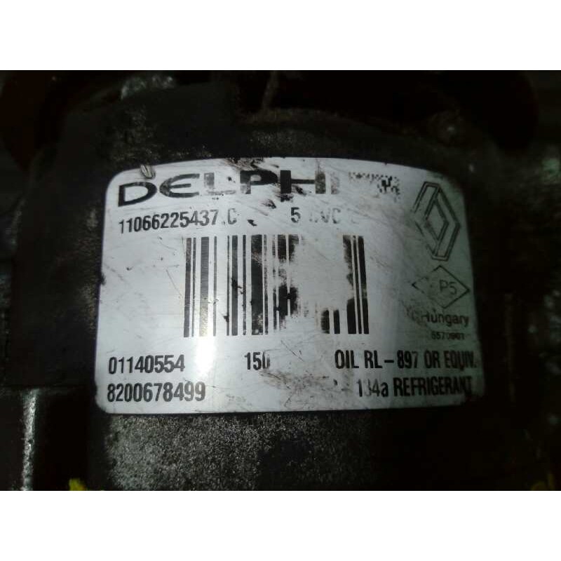 Recambio de compresor aire acondicionado para renault megane ii berlina 5p dynamique referencia OEM IAM 8200678499  P3-B2-4-2