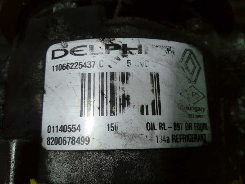 Recambio de compresor aire acondicionado para renault megane ii berlina 5p dynamique referencia OEM IAM 8200678499  P3-B2-4-2