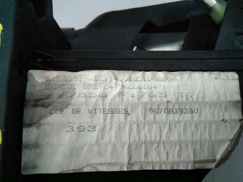 Recambio de palanca cambio para peugeot 308 sw referencia OEM IAM 9670839380 0125100280 E1-A4-20-1