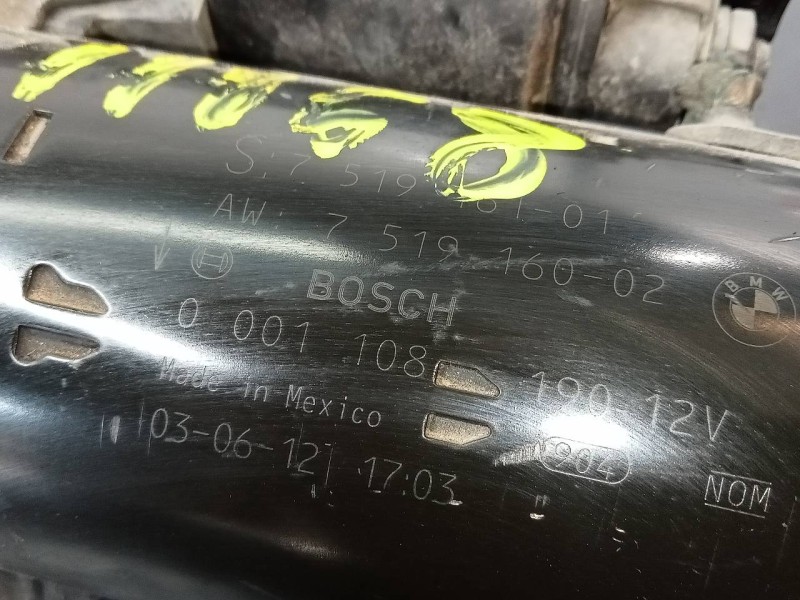 Recambio de motor arranque para bmw x5 (e53) 3.0i referencia OEM IAM 751916002 0001108190 P3-B7-19-1