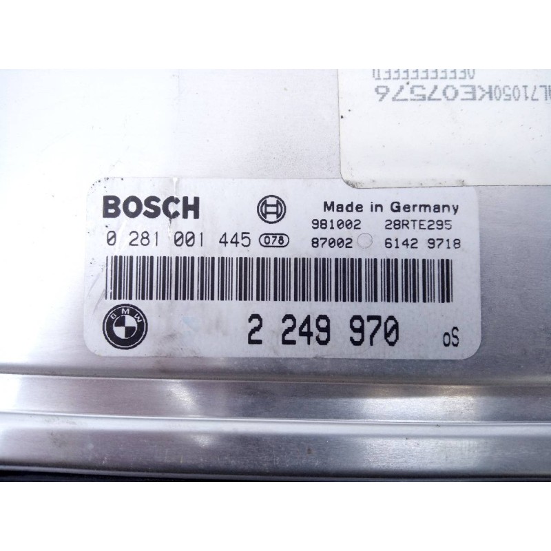 Recambio de centralita motor uce para bmw serie 3 berlina (e46) referencia OEM IAM 2249970 0281001445 E3-A2-34-2