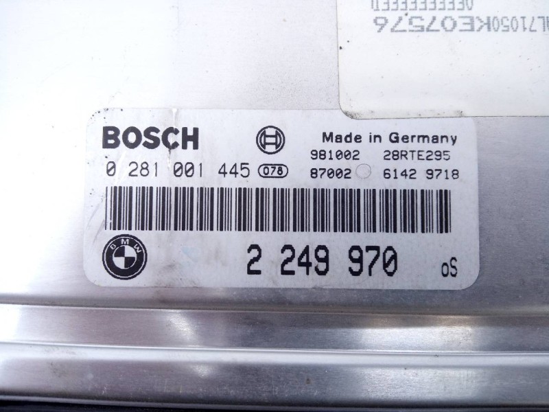 Recambio de centralita motor uce para bmw serie 3 berlina (e46) referencia OEM IAM 2249970 0281001445 E3-A2-34-2