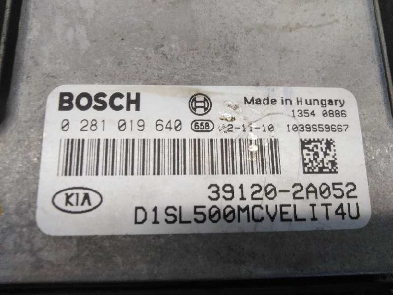 Recambio de centralita motor uce para kia sportage concept 4x2 referencia OEM IAM 0281019640 391202A052 E3-A3-35-2