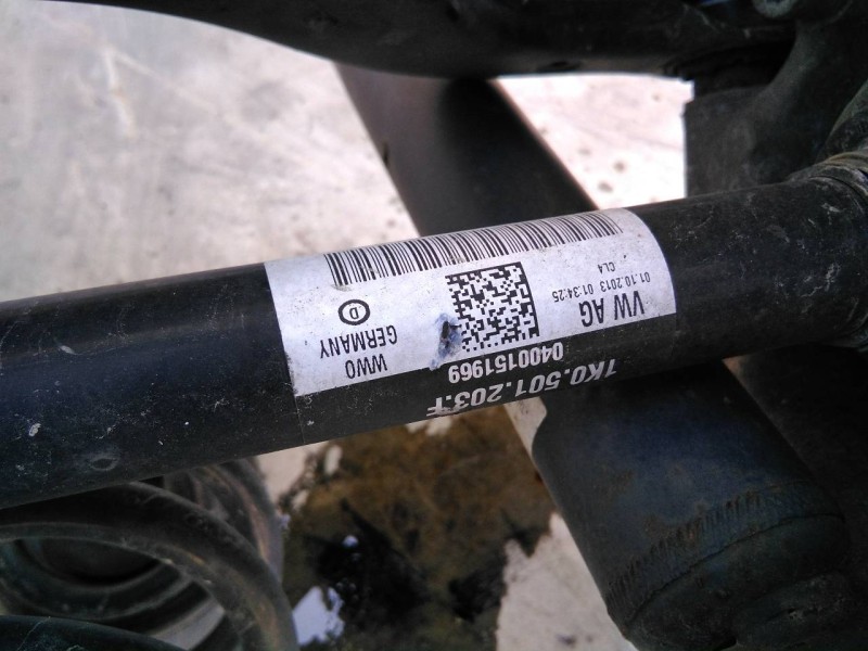 Recambio de transmision trasera izquierda para audi q3 (8u) 2.0 tdi (103kw) advance referencia OEM IAM 1K0501203F  PV-4-2