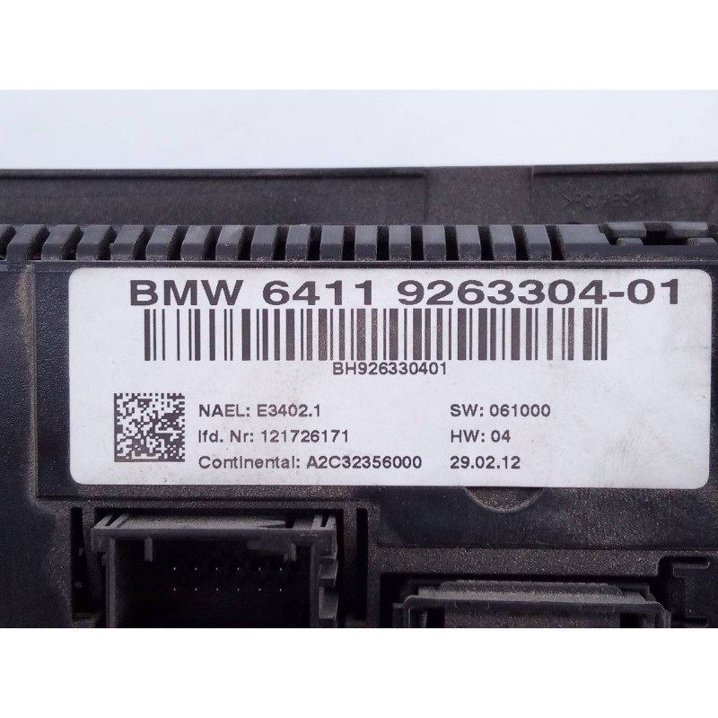 Recambio de mando climatizador para bmw serie 3 coupe (e92) 320d xdrive referencia OEM IAM 6411926330401  