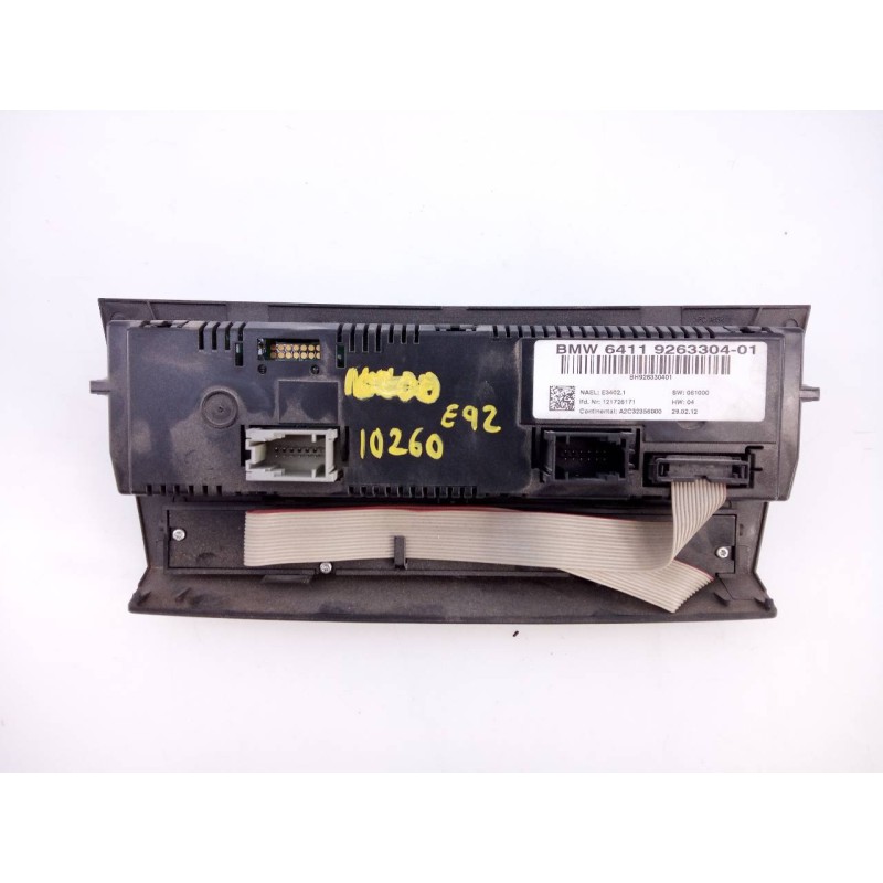 Recambio de mando climatizador para bmw serie 3 coupe (e92) 320d xdrive referencia OEM IAM 6411926330401  