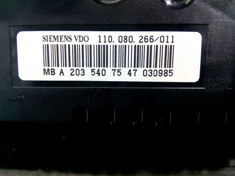 Recambio de cuadro instrumentos para mercedes-benz clase c (w203) sportcoupe c 200 cdi (la) (203.707) referencia OEM IAM A203540