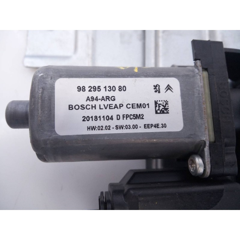 Recambio de elevalunas trasero izquierdo para peugeot 2008 (--.2013) allure referencia OEM IAM 9829513080  E1-A4-36-2