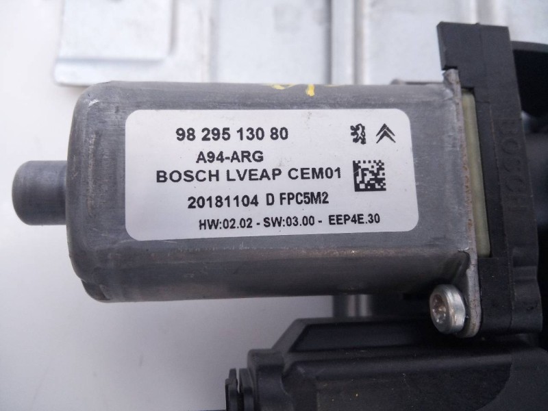 Recambio de elevalunas trasero izquierdo para peugeot 2008 (--.2013) allure referencia OEM IAM 9829513080  E1-A4-36-2