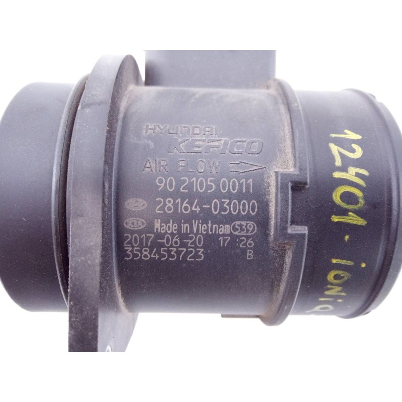 Recambio de caudalimetro para hyundai ioniq hybrid referencia OEM IAM 9021050011 2816403000 E3-A3-39-4
