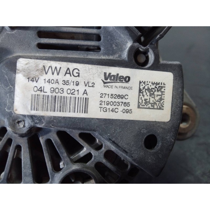 Recambio de alternador para volkswagen caddy furgón/kombi furgón 4motion bmt referencia OEM IAM 04L903021A  P3-B6-4-2
