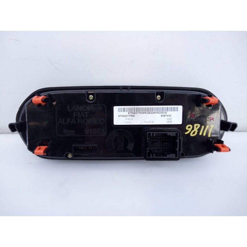 Recambio de mando climatizador para jeep renegade sport 4x2 referencia OEM IAM 07356577920 838744Z E3-B6-22-2