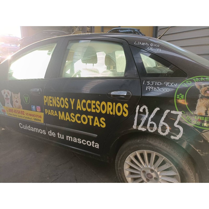 Recambio de puerta trasera izquierda para fiat linea (110) 1.3 16v jtd cat referencia OEM IAM   