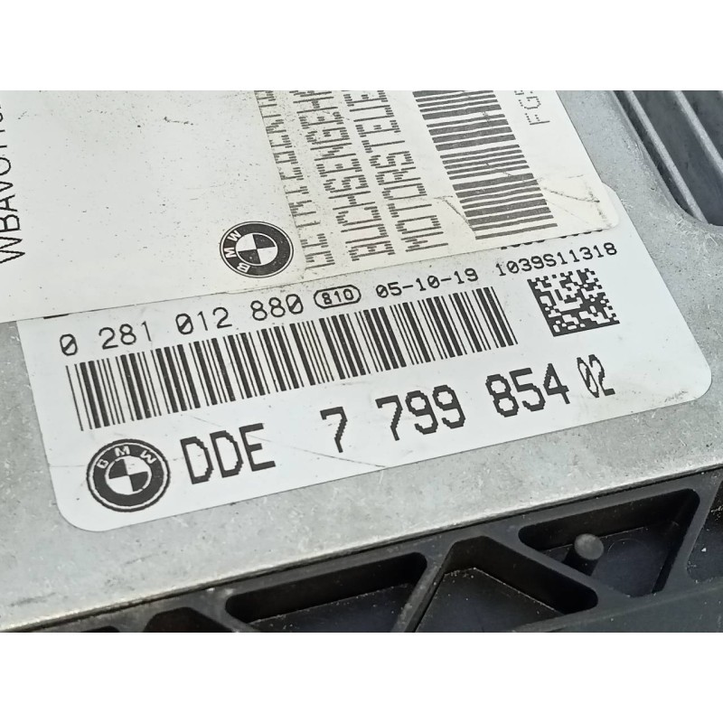 Recambio de centralita motor uce para bmw serie 3 berlina (e90) 318d referencia OEM IAM 779985402 0281012880 E3-A2-24-3