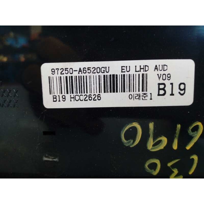 Recambio de mando climatizador para hyundai i30 (gd) trend referencia OEM IAM 97250A6520GU A2C31608500 E3-A3-49-3
