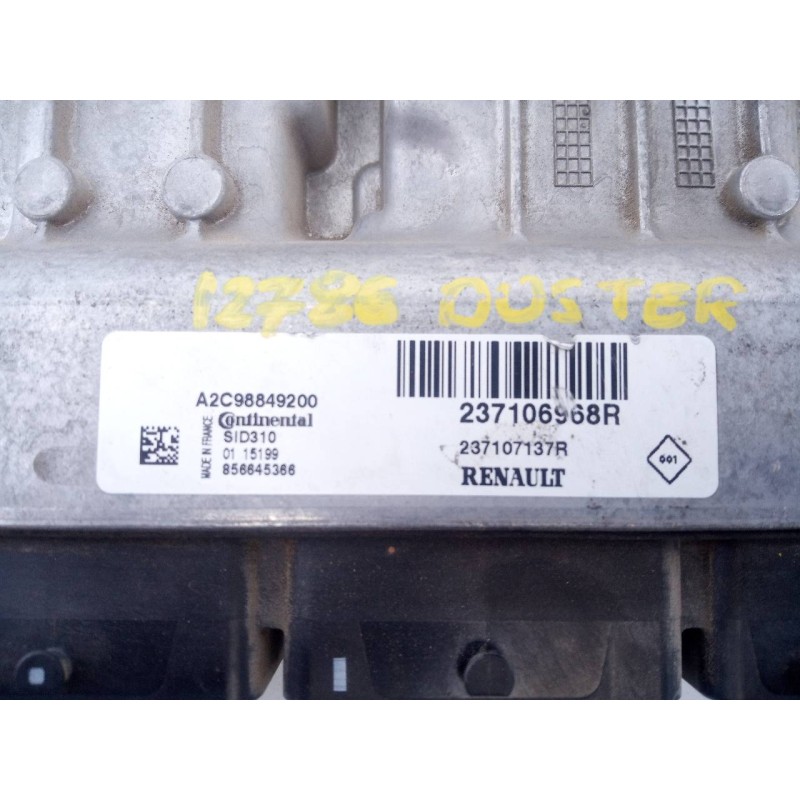 Recambio de centralita motor uce para dacia duster ambience 4x2 referencia OEM IAM 237106968R 237107137R E2-A1-24-1