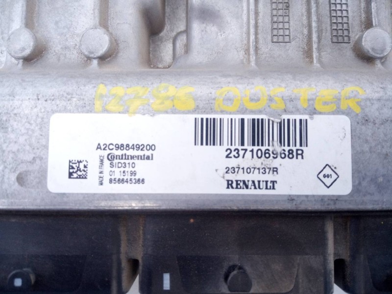 Recambio de centralita motor uce para dacia duster ambience 4x2 referencia OEM IAM 237106968R 237107137R E2-A1-24-1