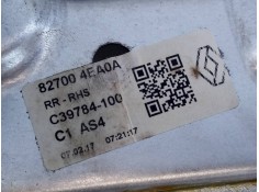 Recambio de elevalunas trasero derecho para renault kadjar zen referencia OEM IAM 827004EA0A C39784100 E1-A1-40-2 2